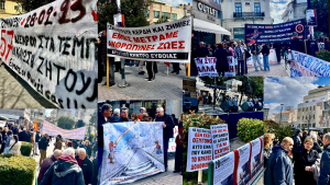 Εικόνες από το συλλαλητήριο στην Χαλκίδα