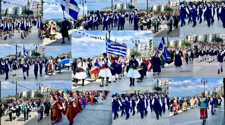Η παρέλαση της 25ης Μαρτίου στην Χαλκίδα